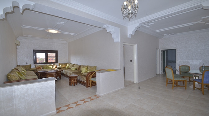 Furnished Apartment for Long-term Rental in Gueliz