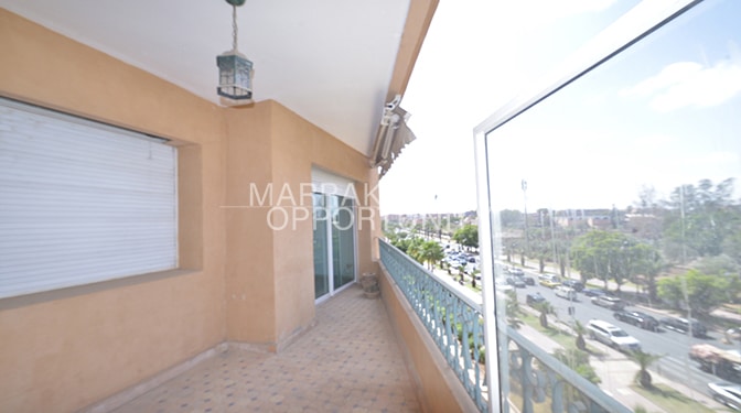 Location appartement vide situé au cœur de Guéliz