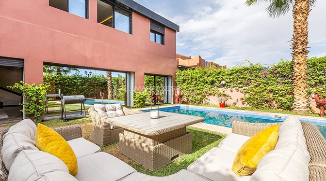 Location villa luxueuse située dans La Palmeraie