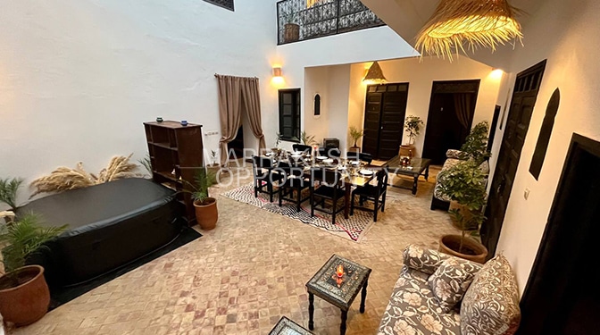 Un magnifique Riad à vendre situé au cœur de l&rsquo;ancienne Médina de Marrakech