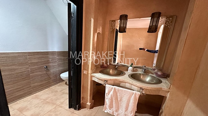 Location longue durée d’un duplex situé dans la célèbre Palmeraie de Marrakech