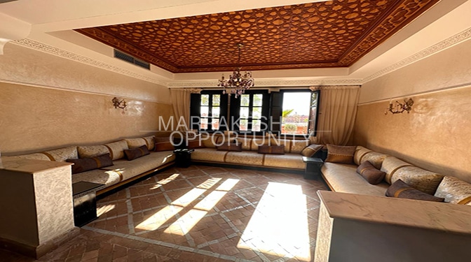 Location longue durée d’un duplex situé dans la célèbre Palmeraie de Marrakech