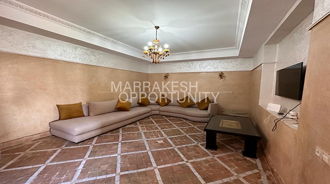 Location longue durée d’un duplex situé dans la célèbre Palmeraie de Marrakech
