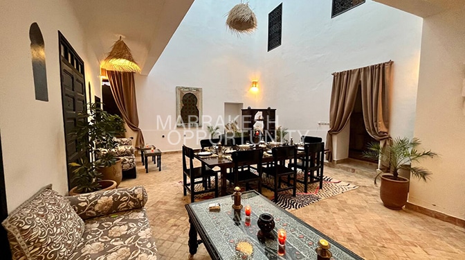 Un magnifique Riad à vendre situé au cœur de l&rsquo;ancienne Médina de Marrakech