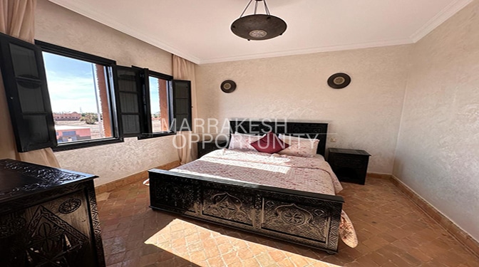 Location longue durée d’un duplex situé dans la célèbre Palmeraie de Marrakech