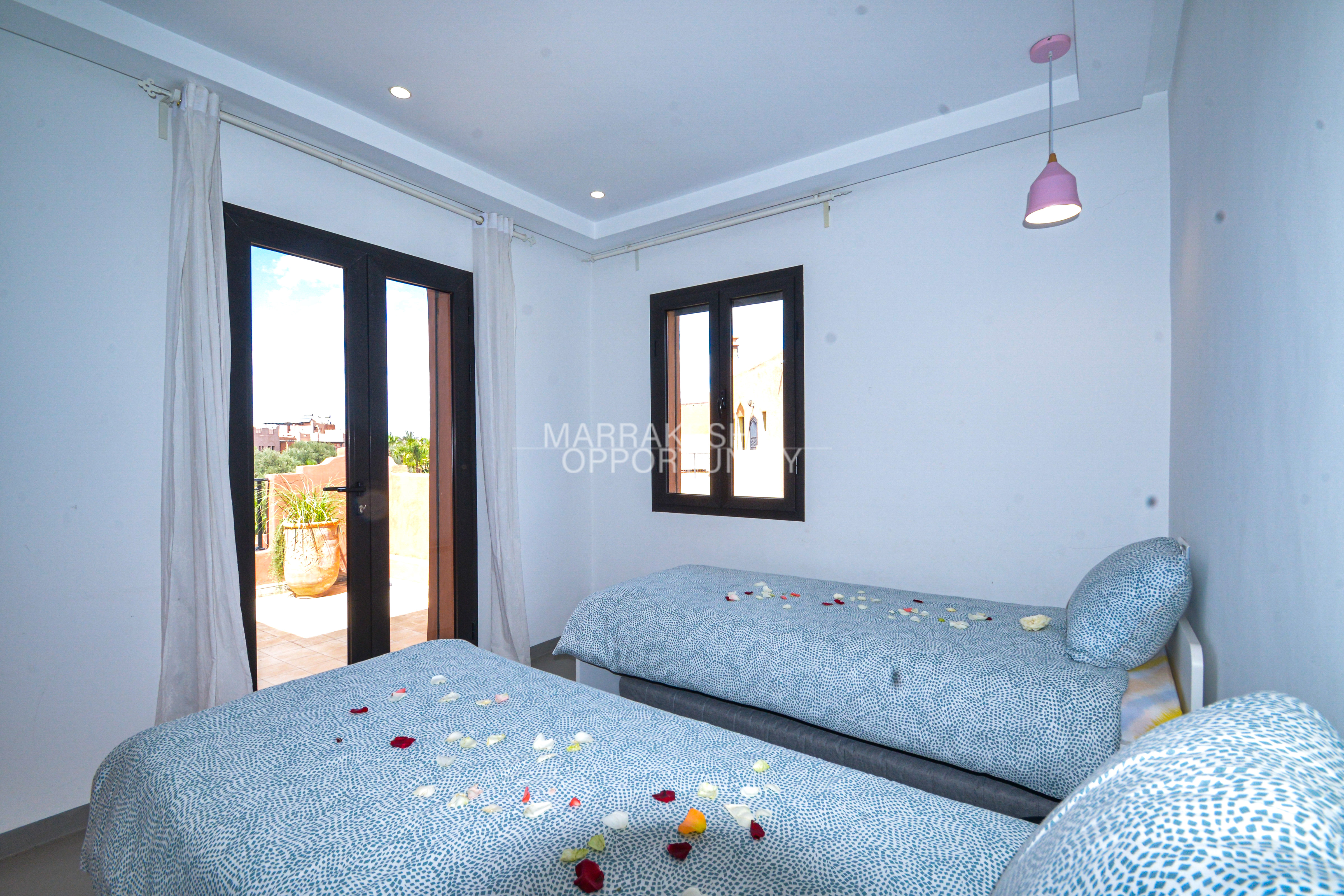 Furnished Villa for Seasonal Rental with Pool in Palmeraie