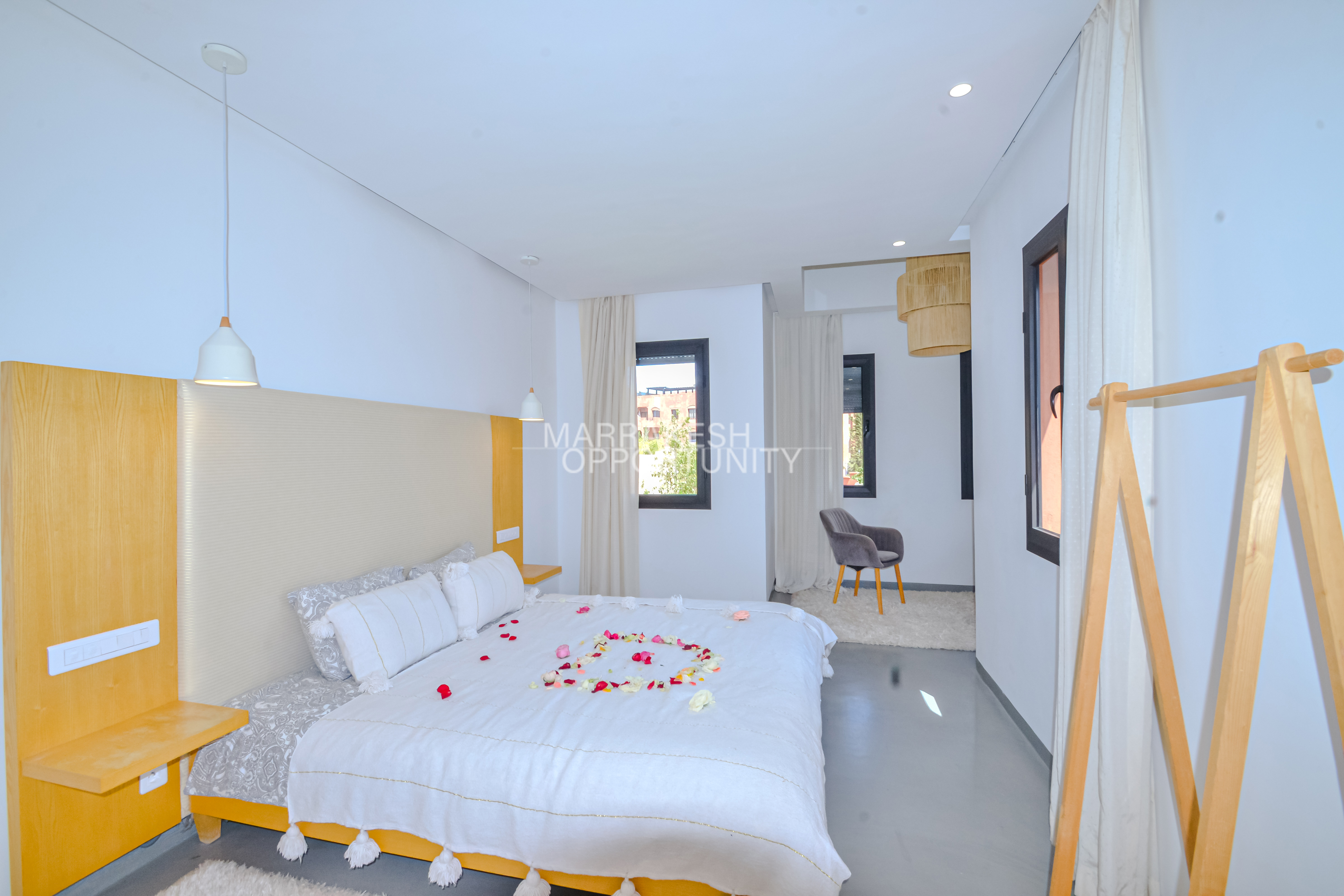 Furnished Villa for Seasonal Rental with Pool in Palmeraie