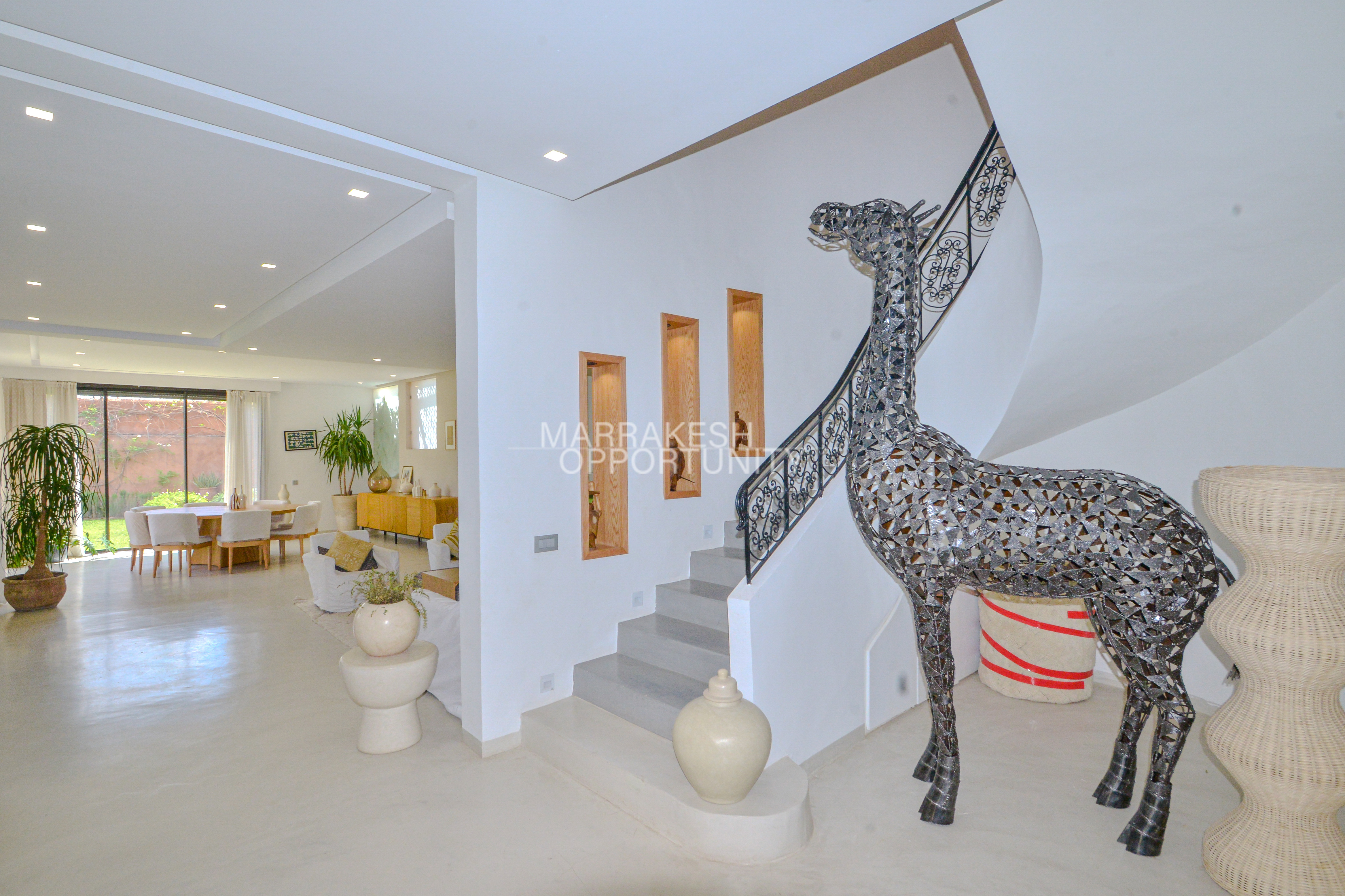 Furnished Villa for Seasonal Rental with Pool in Palmeraie