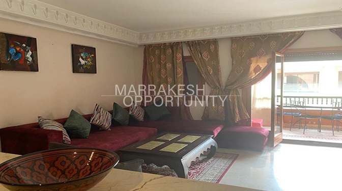 Magnifique appartement proposé pour la location longue durée situé sur Guéliz