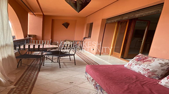 Magnifique appartement proposé pour la location longue durée situé sur Guéliz