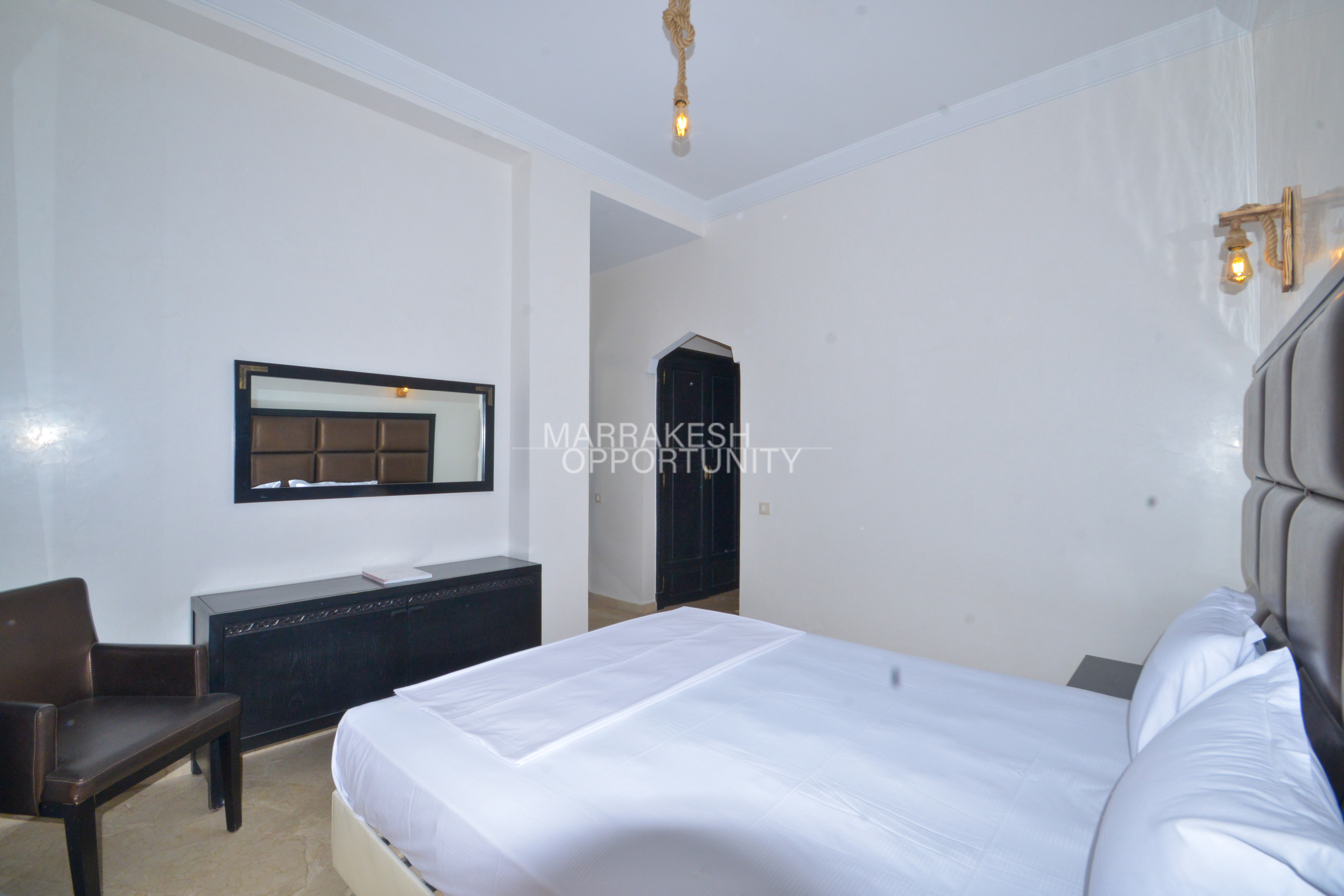 Un bel appartement proposé pour la location saisonnière situé à la Palmeraie