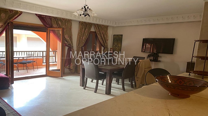 Magnifique appartement proposé pour la location longue durée situé sur Guéliz