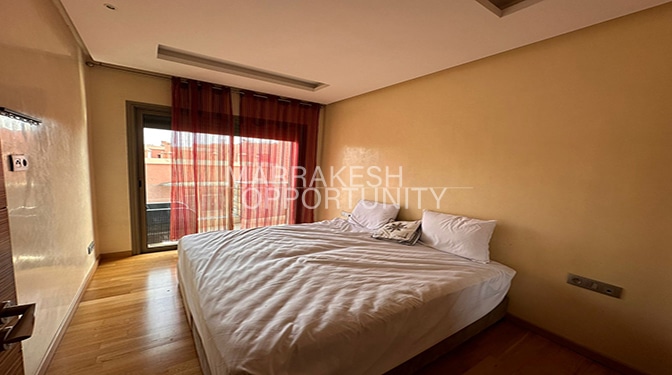 Location d’un joli appartement meublé situé à Guéliz