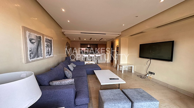 Location d’un joli appartement meublé situé à Guéliz