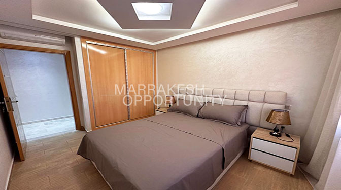 Magnifique Appartement meublé moderne en location longue durée à Guéliz