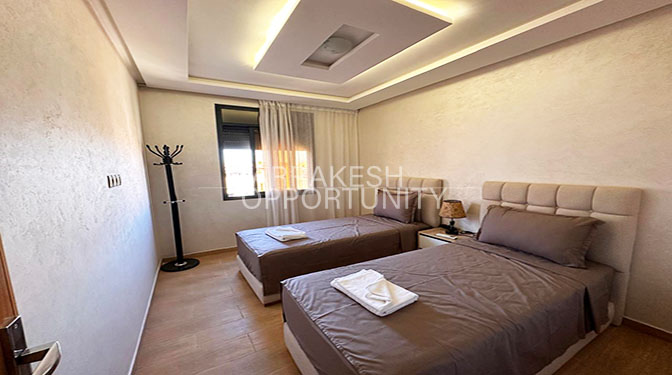 Magnifique Appartement meublé moderne en location longue durée à Guéliz