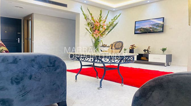 Appartement meublé moderne en location à Hivernage