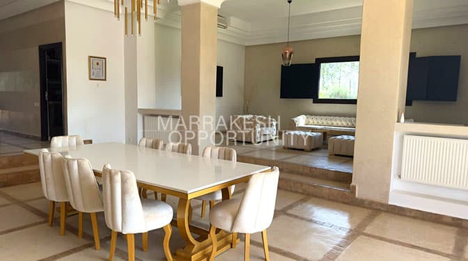 Charmante Villa Meublée avec piscine en Location sur la Route de l&rsquo;Ourika