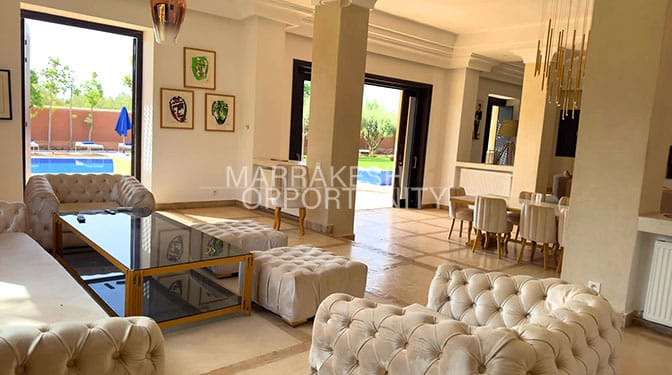 Charmante Villa Meublée avec piscine en Location sur la Route de l&rsquo;Ourika