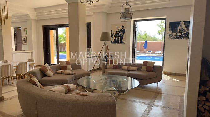 Charmante Villa Meublée avec piscine en Location sur la Route de l&rsquo;Ourika