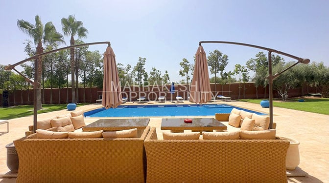 Charmante Villa Meublée avec piscine en Location sur la Route de l&rsquo;Ourika