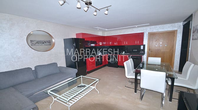  Studio moderne meublé en location longue durée à Hivernage