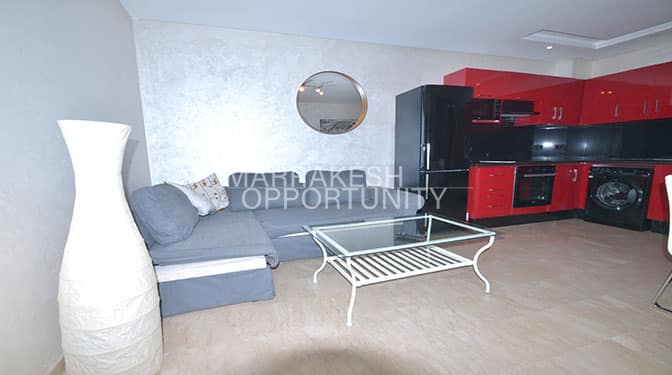  Studio moderne meublé en location longue durée à Hivernage