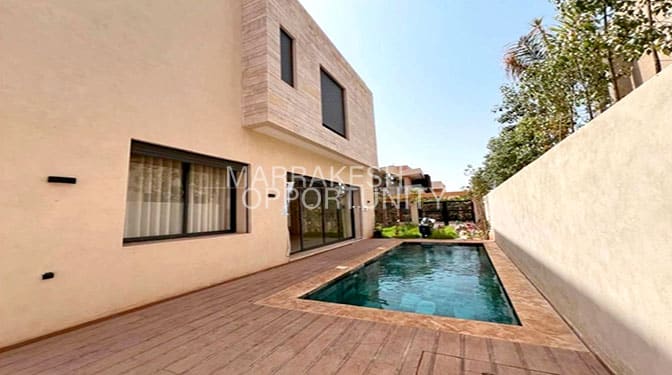 Charmante Villa meublée  en location  sur la route d&rsquo;Amizmiz