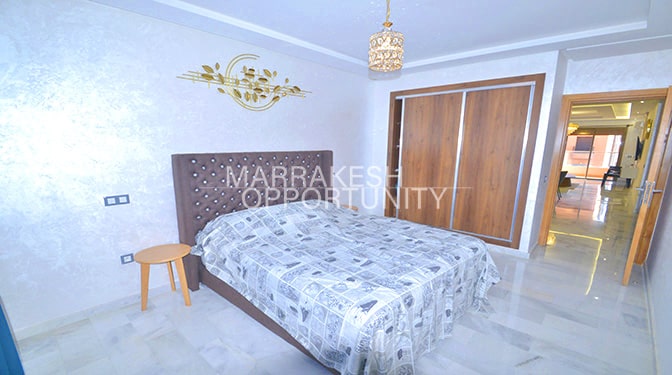 Appartement meublé moderne en location à Guéliz