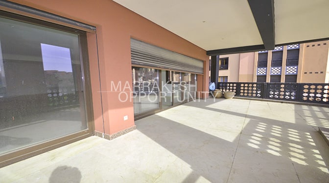 Appartement spacieux non meublé en location à Guéliz