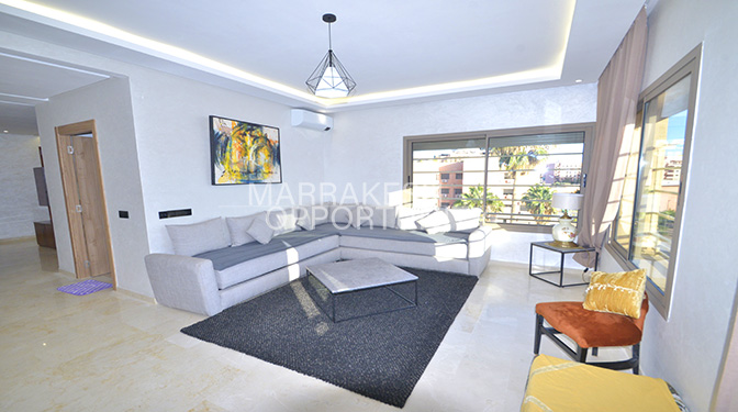 Sublime Modern Furnished Apartment for Long-term Rental in Gueliz