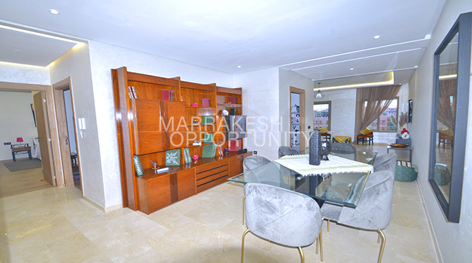 Sublime Modern Furnished Apartment for Long-term Rental in Gueliz