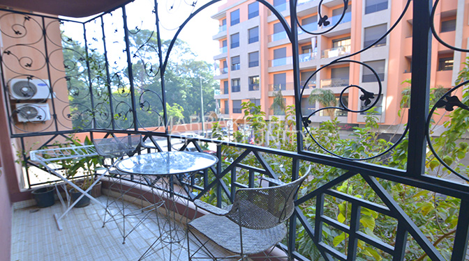 Joli Appartement meublé en location à Guéliz