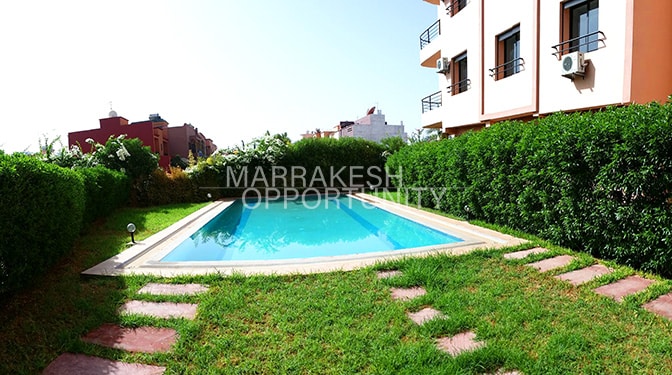 Joli Appartement meublé au Rez de jardin en location au quartier Mebrouka