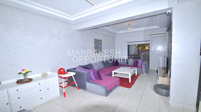 Joli Appartement meublé au Rez de jardin en location au quartier Mebrouka