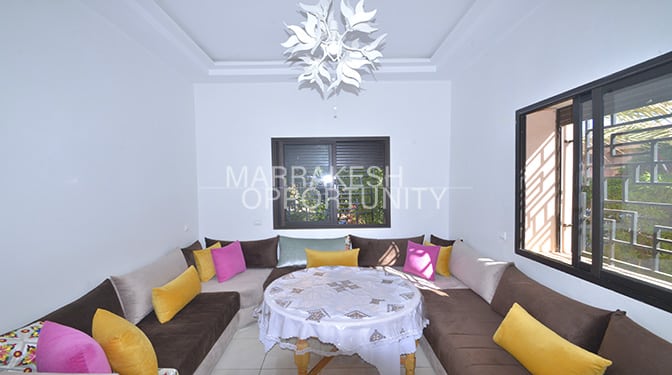 Joli Appartement meublé au Rez de jardin en location au quartier Mebrouka