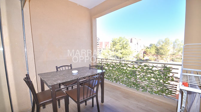 Moderne Appartement meublé en location annuelle à Guéliz