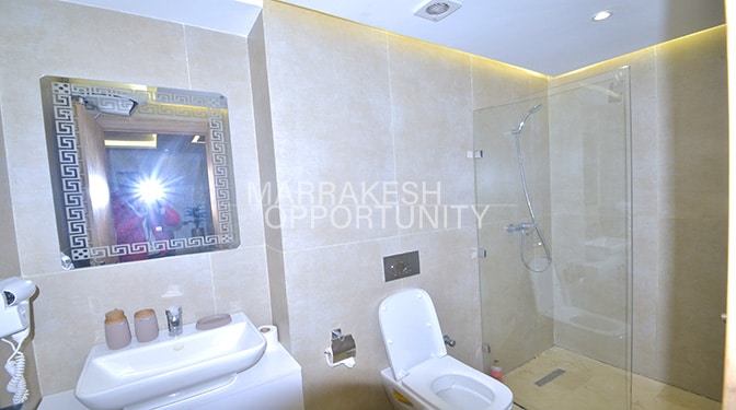 Moderne Appartement meublé en location annuelle à Guéliz