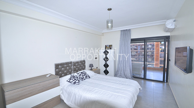 Spacious Furnished Apartment with 3 Bedrooms for Long-term Rental in Gueliz