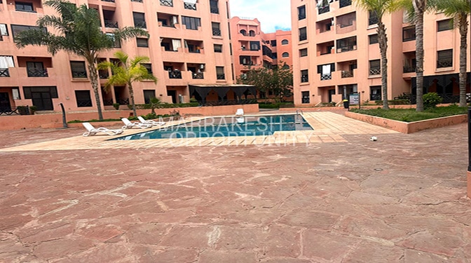 Appartement meublé en location longue durée à la palmeraie