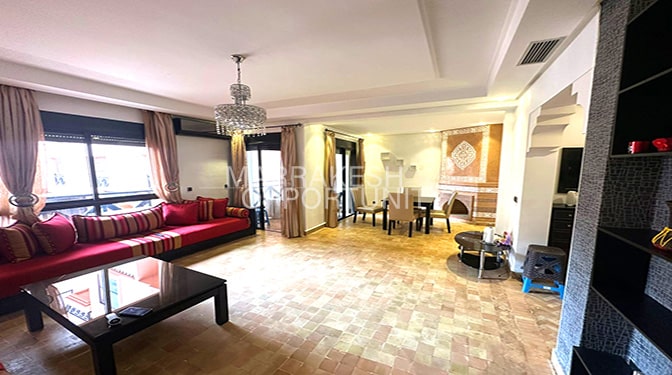 Appartement meublé en location longue durée à la palmeraie