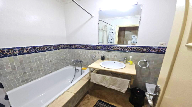 Furnished Apartment for Long-term Rental Garden Level in Route de Fes