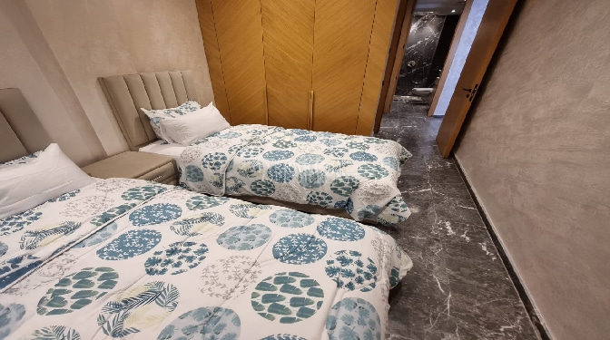 Appartement meublé neuf en location annuelle sur Allal Elfassi