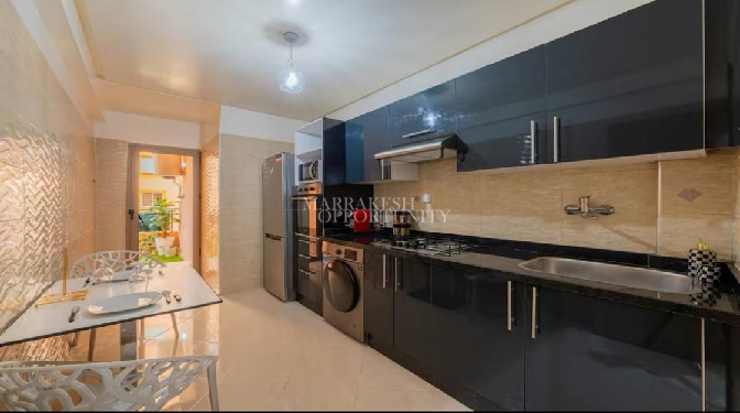 Modern Furnished Apartment for Long-term Rental in Gueliz