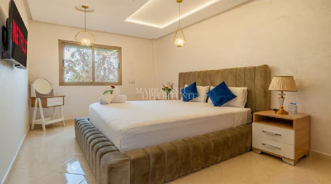 Modern Furnished Apartment for Long-term Rental in Gueliz