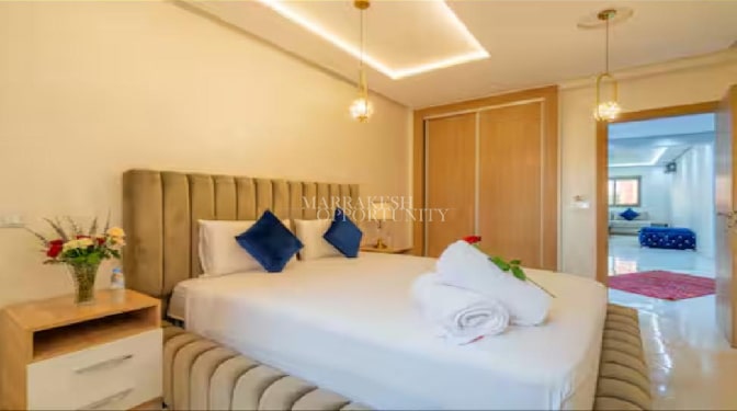 Modern Furnished Apartment for Long-term Rental in Gueliz