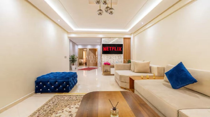 Modern Furnished Apartment for Long-term Rental in Gueliz