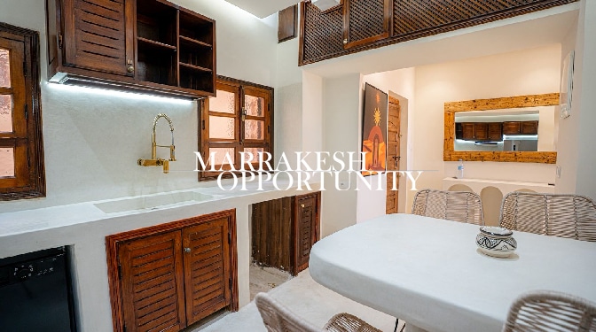 Bohemian Chic Apartment for Sale without Overlooking in Majorelle