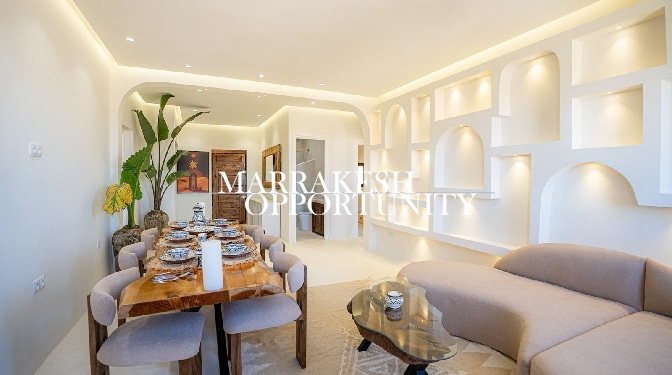 Bohemian Chic Apartment for Sale without Overlooking in Majorelle