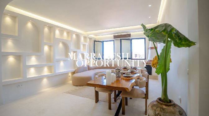 Bohemian Chic Apartment for Sale without Overlooking in Majorelle